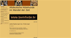 Desktop Screenshot of huetefuchs.de
